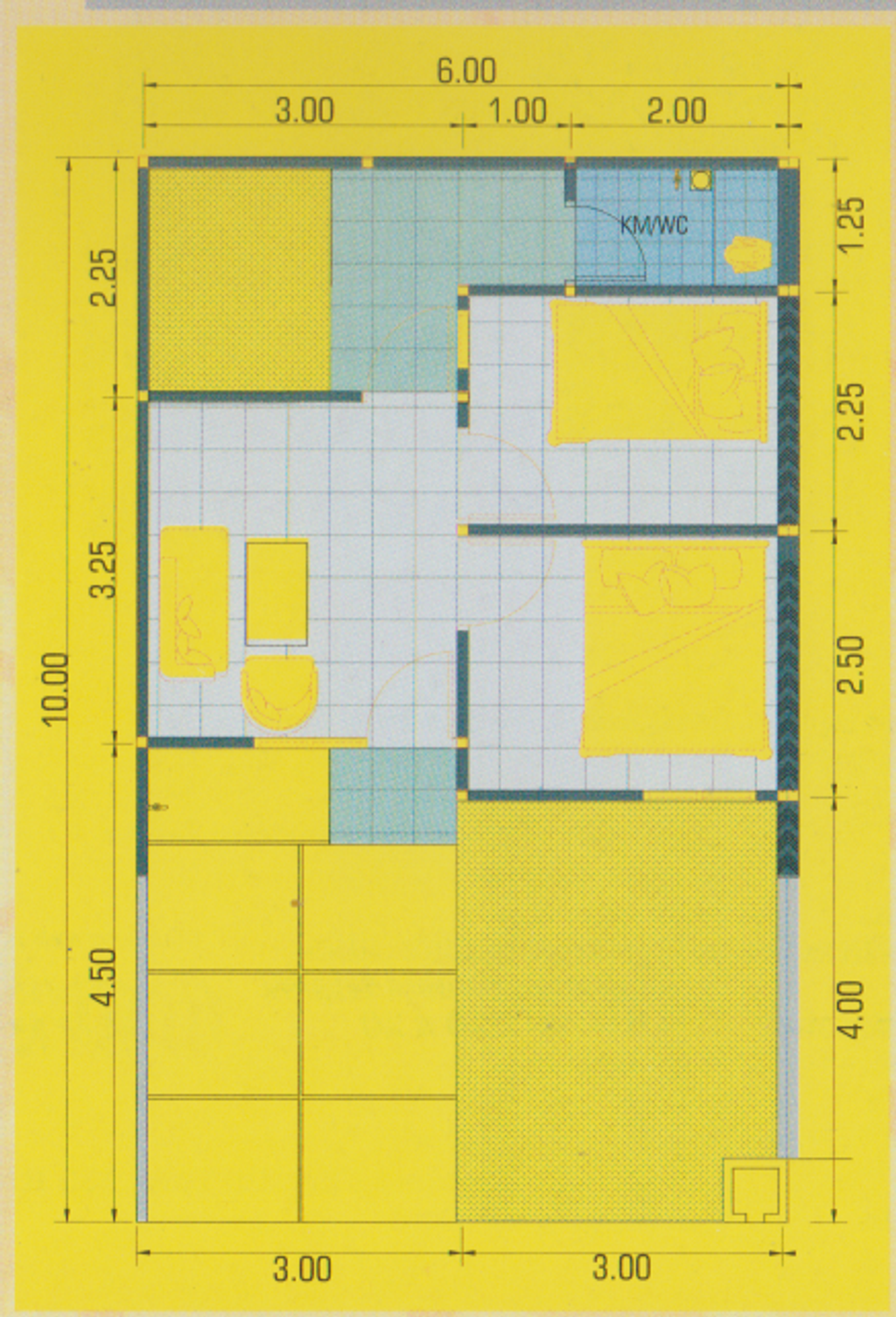 foto denah rumah tipe 28/60 PMK 2026 perumahan GREEN HARMONY RESIDENCE 5