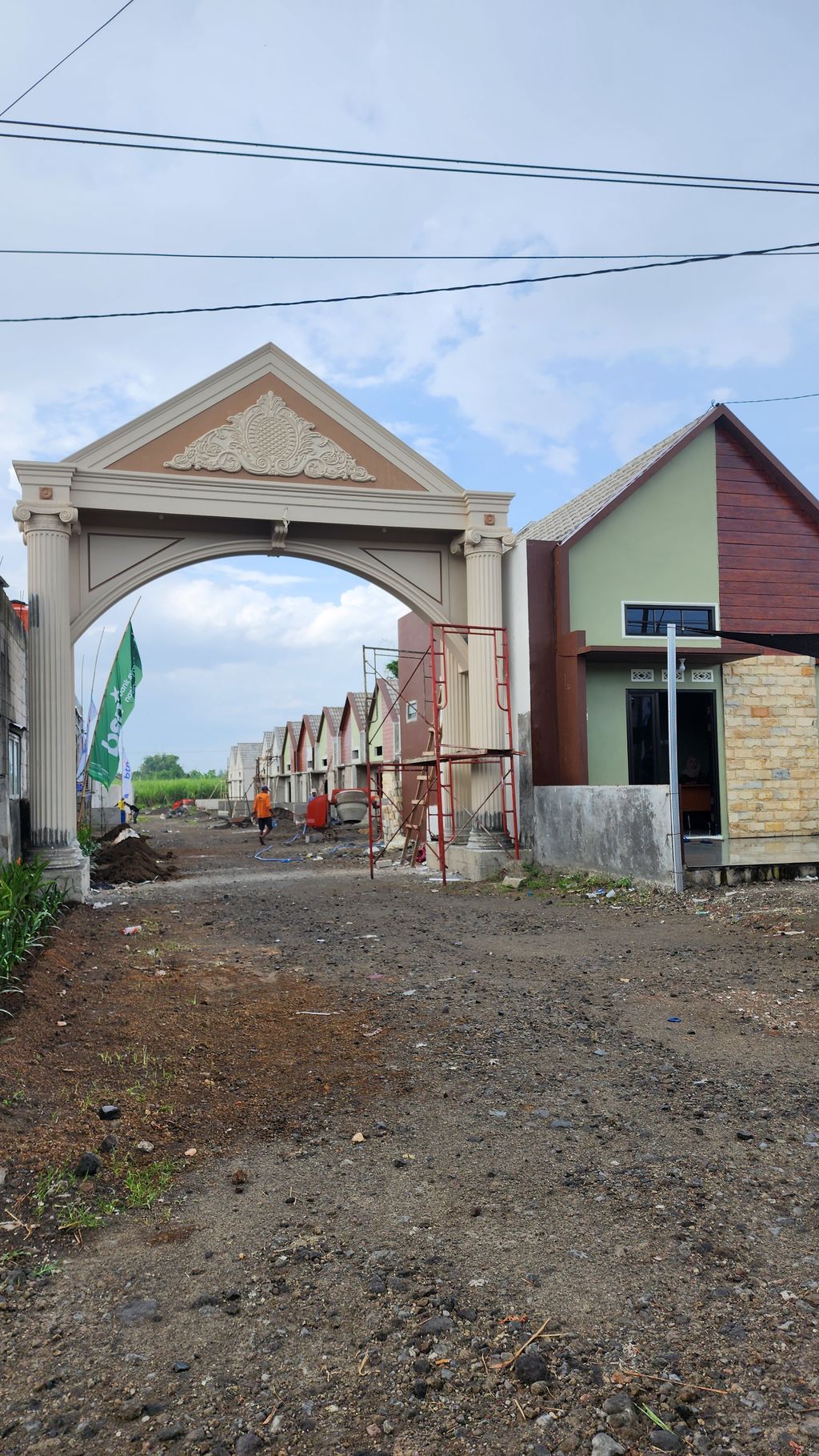 foto gerbang perumahan GALAXY ROYAL RESIDENCE