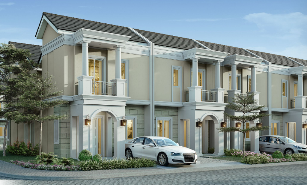 foto tampak rumah tipe ASSANA T52 perumahan Azura