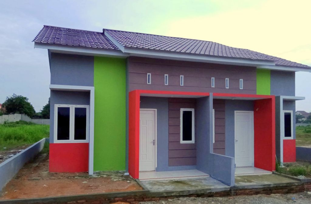 foto tampak rumah tipe 36/72 perumahan Perumahan Kisaran Naga Asri