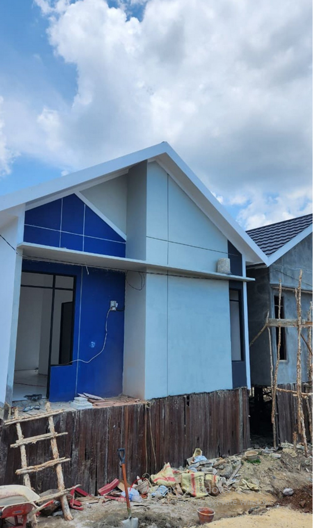 foto tampak rumah tipe KAVLING 13 perumahan Perumahan Permata Residence 3 Sekumpul