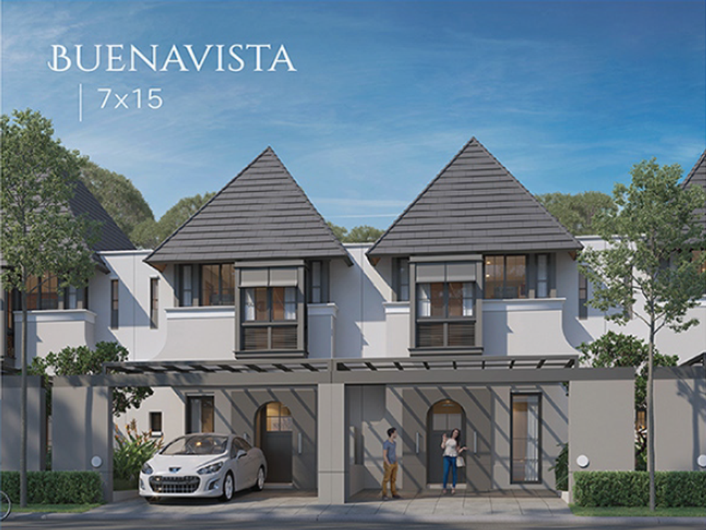 foto tampak rumah tipe BUENAVISTA perumahan CITRAGARDEN T2