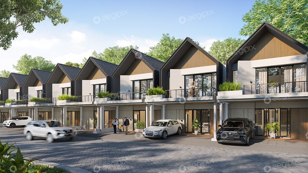 foto tampak rumah tipe Kaito Dual House Unit GC-03 perumahan Perumahan Shoji Land