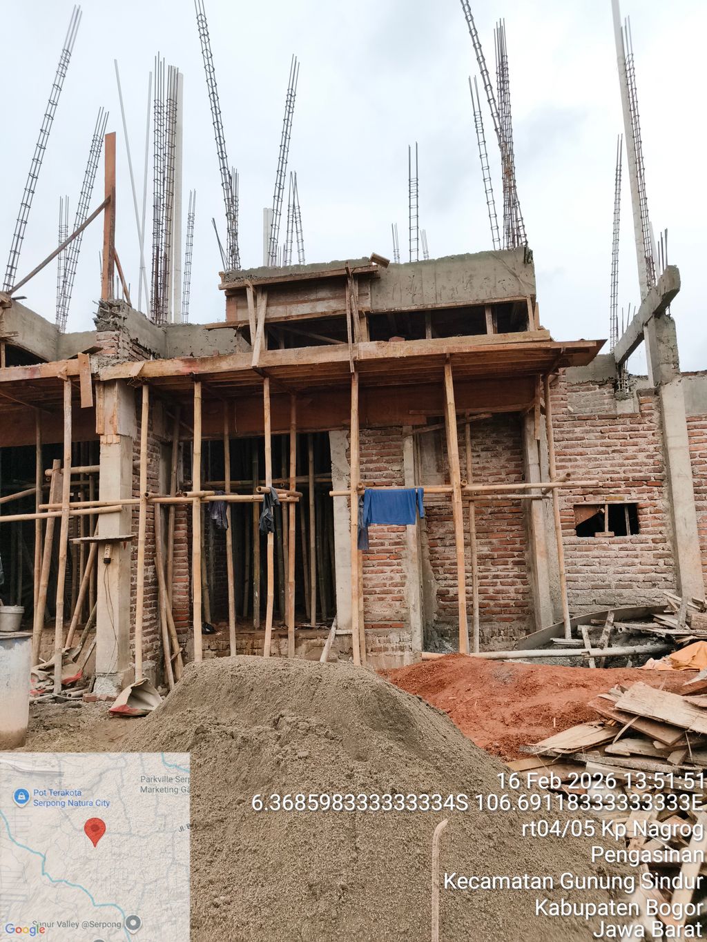 foto tampak rumah tipe OR2-003 perumahan SERPONG NATURA CITY TAHAP 2