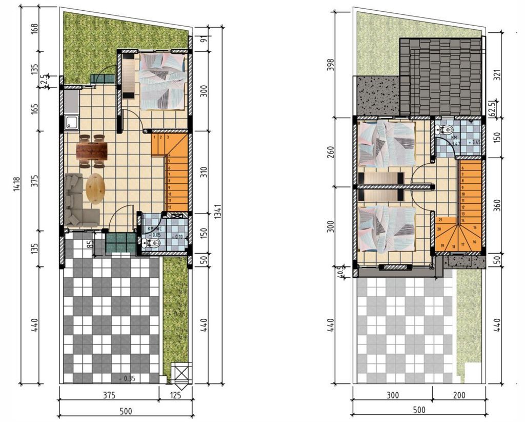 foto denah rumah tipe NEW VINEFERA (933) perumahan TAMAN WISATA REGENCY