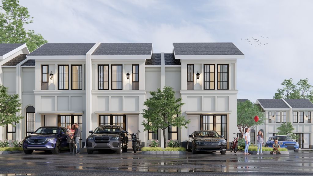 foto tampak rumah tipe Citrine perumahan EMERALD NEOPOLIS - CLUSTER NEOPARK