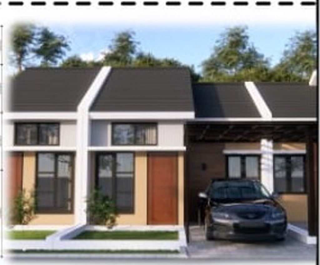 foto tampak rumah tipe 36/72 perumahan TAMAN ALAMANDA ASRI