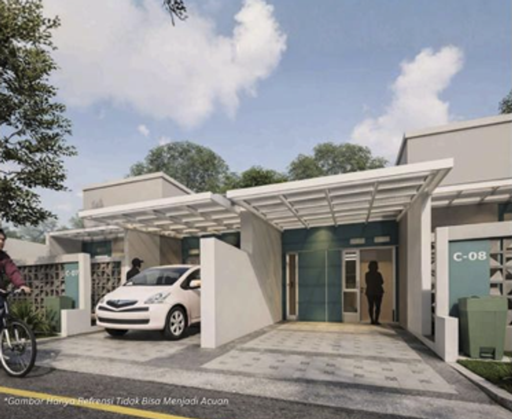 foto tampak rumah tipe 62 perumahan GRIYA PESONA ALAM 1