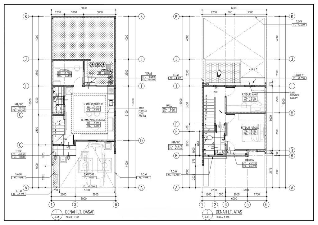 foto denah rumah tipe 89 (89/96) Orlens perumahan KOTA WISATA ECOVIA