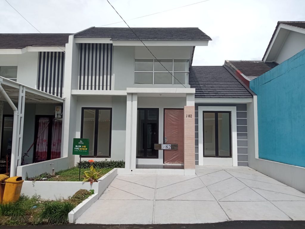 foto tampak rumah tipe Amaryliss 94/160 perumahan KEBUN RAYA RESIDENCE