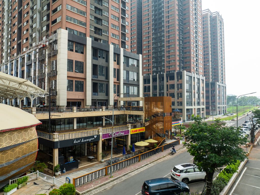 foto posisi tengah perumahan Meikarta