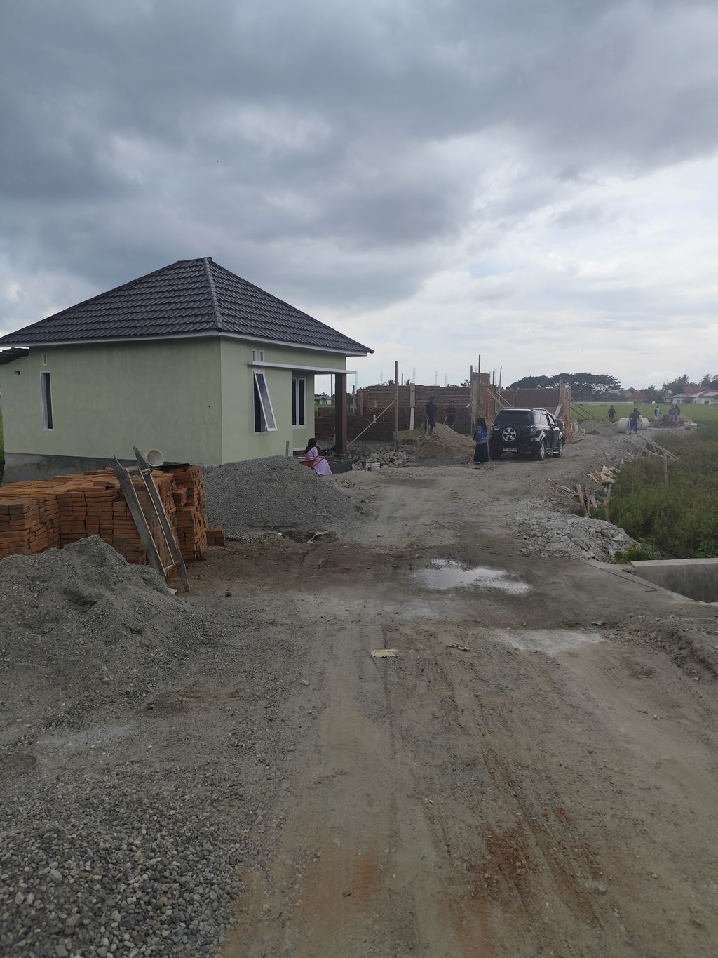 foto posisi tengah perumahan MULIA RESIDEN I