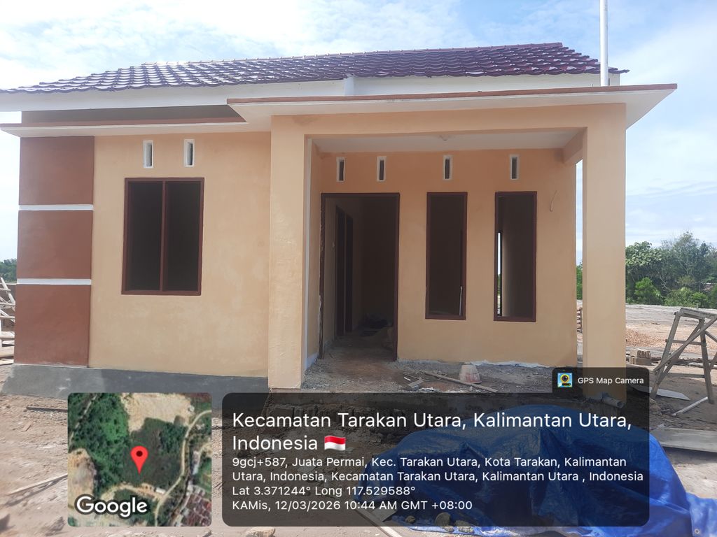 foto tampak rumah tipe 36 perumahan GRAHA PERMAI RESIDENCE IV
