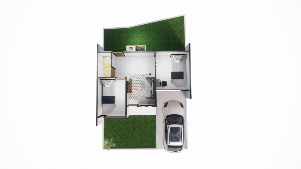 foto denah rumah tipe SUBSIDI perumahan DEWI SINTA RESIDENCE 9