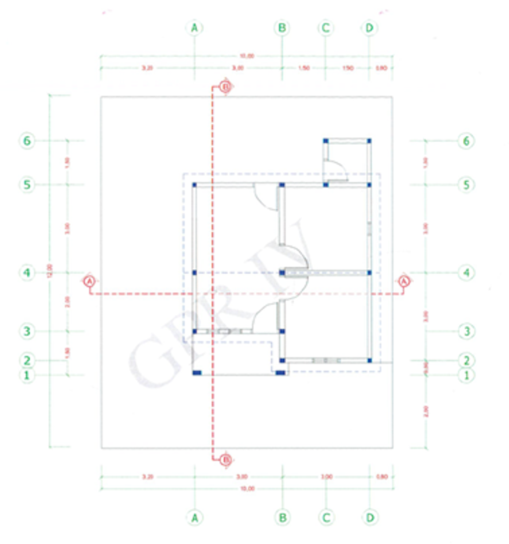 foto denah rumah tipe 36 perumahan GRAHA PERMAI RESIDENCE IV