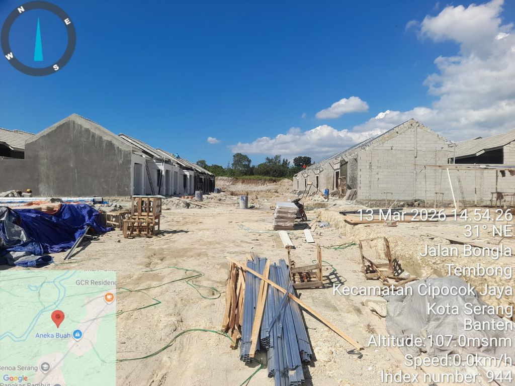 foto posisi tengah perumahan Teras bahagia