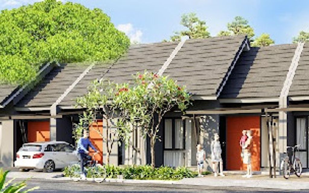 foto tampak rumah tipe FLOREA 2BR 370 perumahan MUTIARA GADING CITY CLUSTER MONACO & PARIS