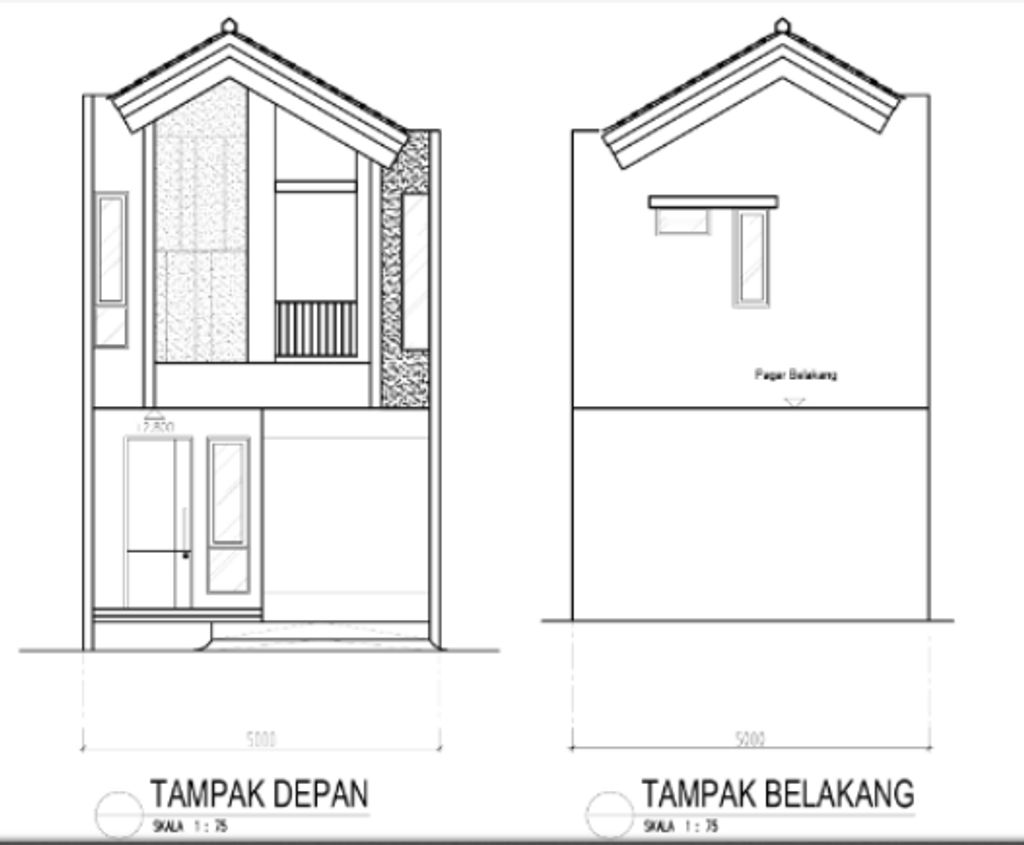 foto tampak rumah tipe BLOSSOM NEW HOUSE STANDART perumahan ROYAL BLOSSOM