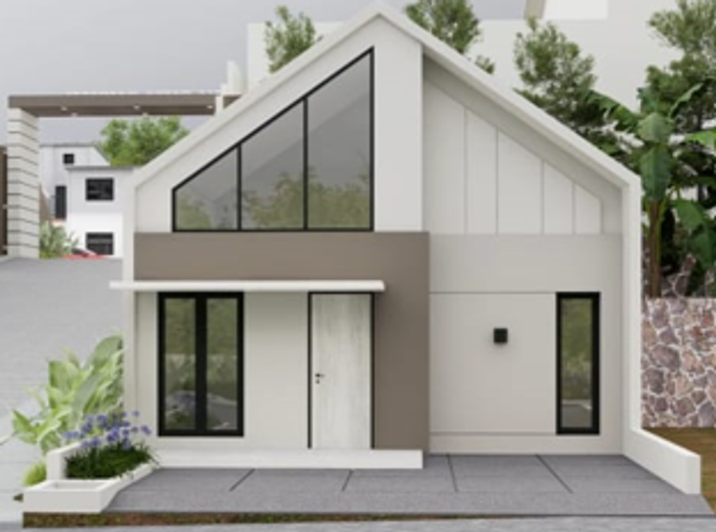 foto tampak rumah tipe 36 perumahan GRIYA DUTA PAKUAN