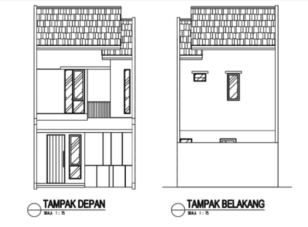 foto tampak rumah tipe Corniche Standar perumahan PURI JAYA 26