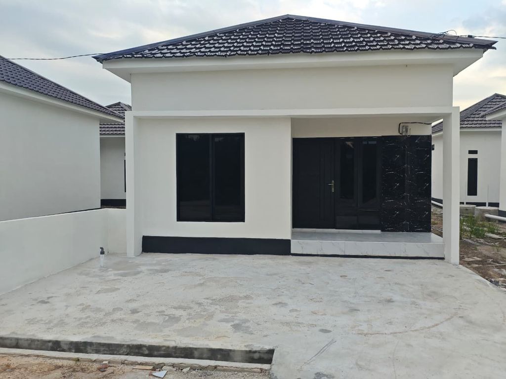 foto tampak rumah tipe 36 (subsidi) perumahan MAHASAKTI RESIDENCE tahap 1