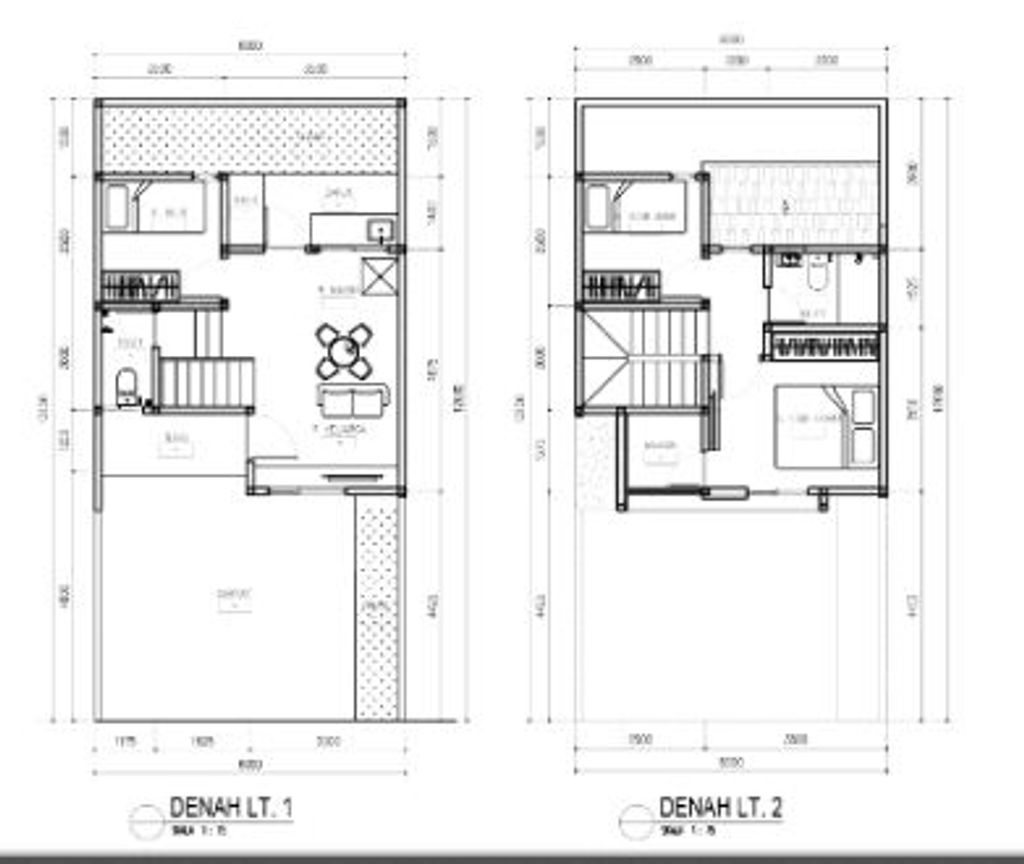 foto denah rumah tipe BLOSSOM NEW DELUXE STANDART perumahan ROYAL BLOSSOM