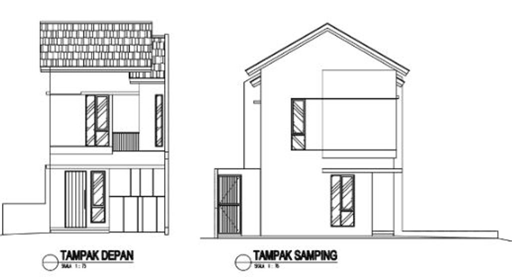 foto tampak rumah tipe Corniche Sudut perumahan PURI JAYA 26