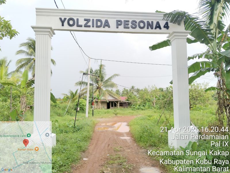 foto gerbang perumahan YOLZIDA PESONA 4