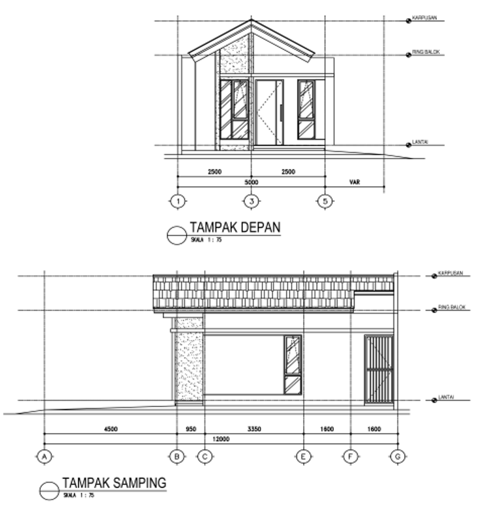 foto tampak rumah tipe BLOSSOM PRIME SUDUT perumahan ROYAL BLOSSOM
