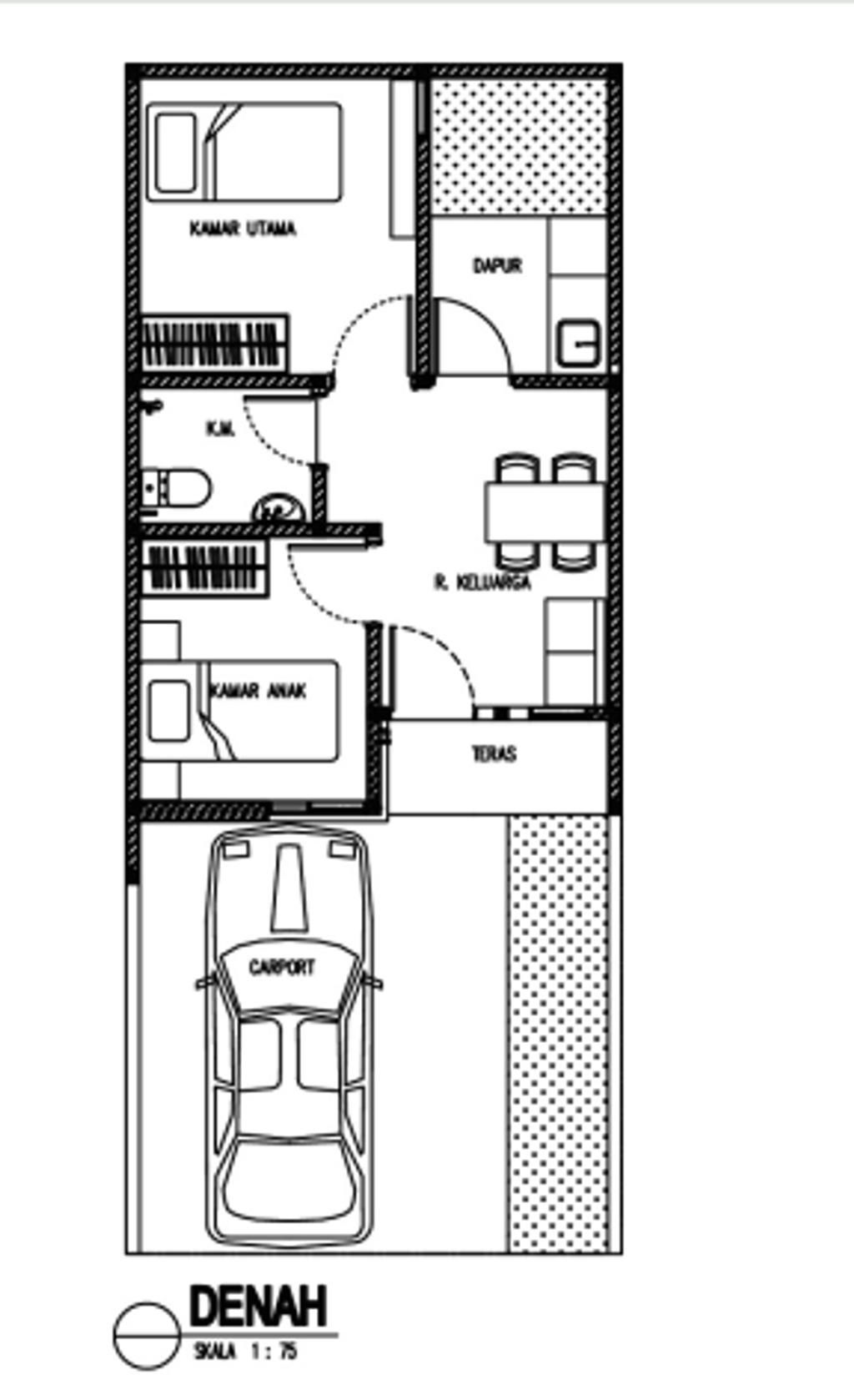 foto denah rumah tipe Chelsea Standar perumahan PURI JAYA 26