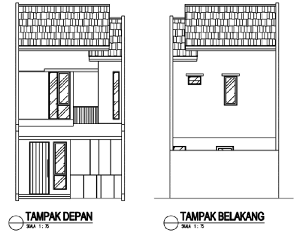 foto tampak rumah tipe Corniche Standar perumahan PURI JAYA 26