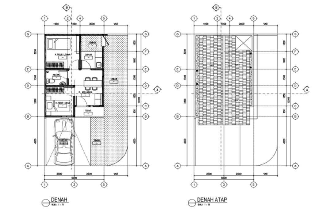 foto denah rumah tipe BLOSSOM PRIME SUDUT perumahan ROYAL BLOSSOM