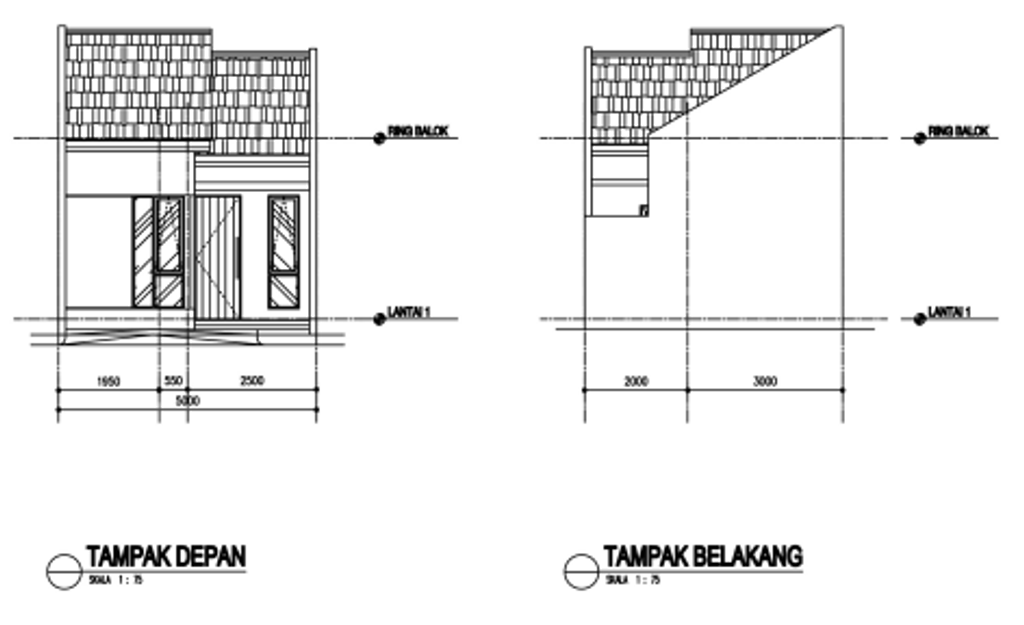 foto tampak rumah tipe Crested perumahan PURI JAYA 22