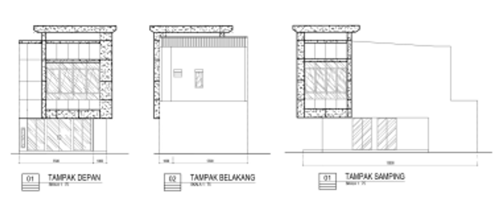 foto tampak rumah tipe SUDUT D perumahan RUKO BATAVIA WALK G