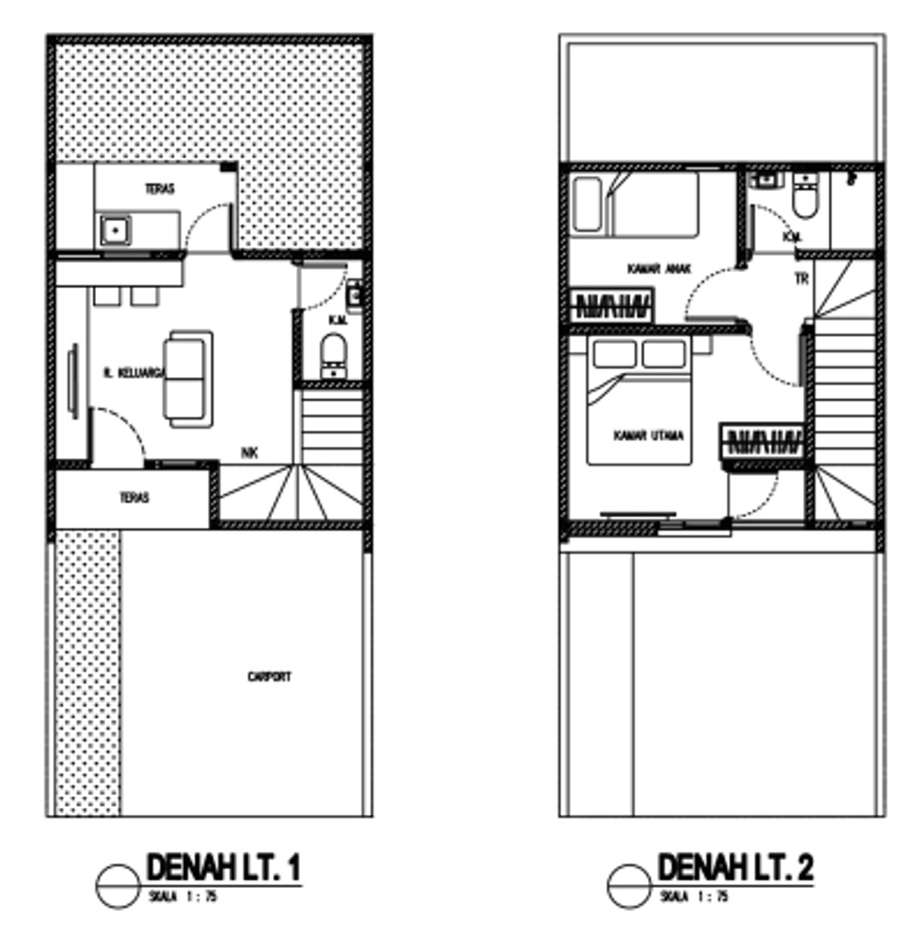 foto denah rumah tipe Corniche Standar perumahan PURI JAYA 26