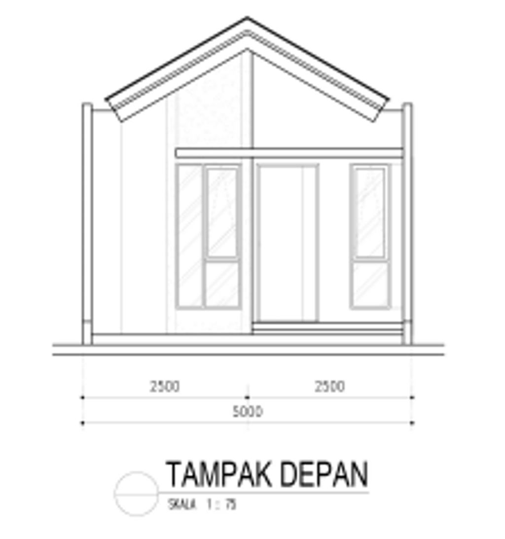 foto tampak rumah tipe BLOSSOM PRIME STANDAR perumahan ROYAL BLOSSOM