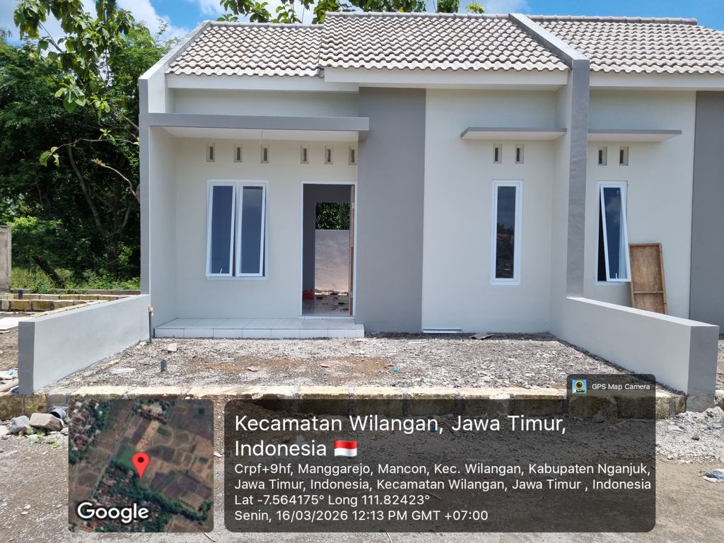foto tampak rumah tipe 30/60 perumahan KAESA MANGGAR ASRI