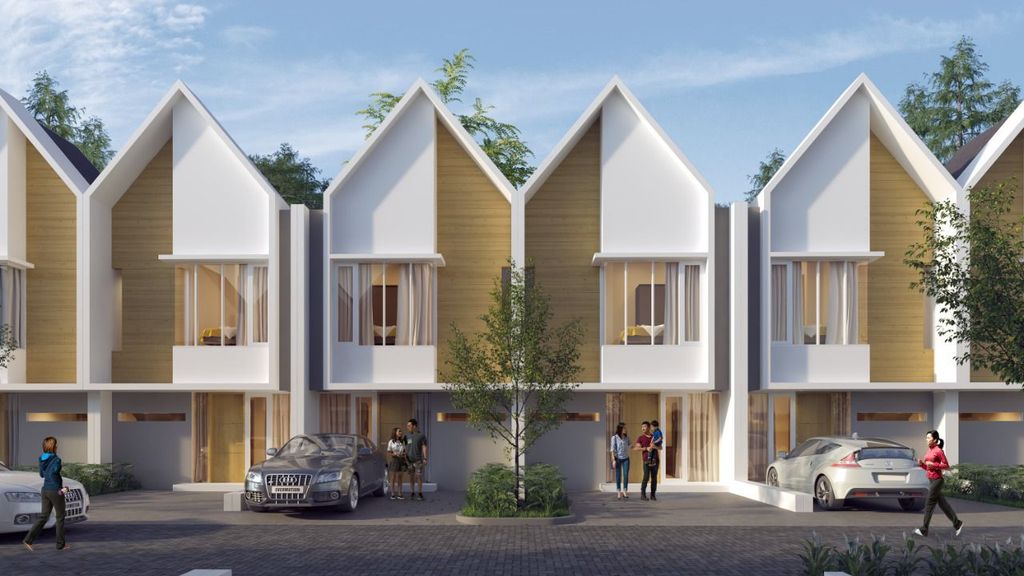 foto tampak rumah tipe 65/54 AR6 20/30 perumahan Grand Victoria 2