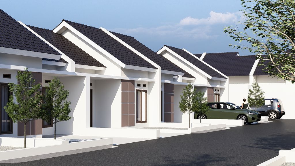 foto tampak rumah tipe 36 perumahan SAFFA RESIDENCE TANJUNGJAYA