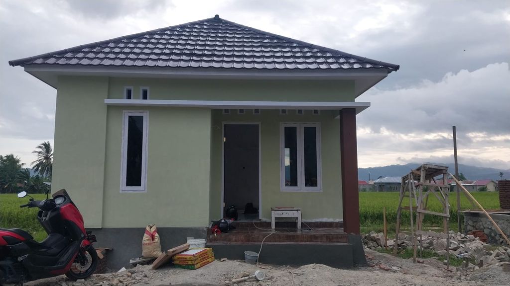 foto tampak rumah tipe 36 perumahan MULIA RESIDEN I