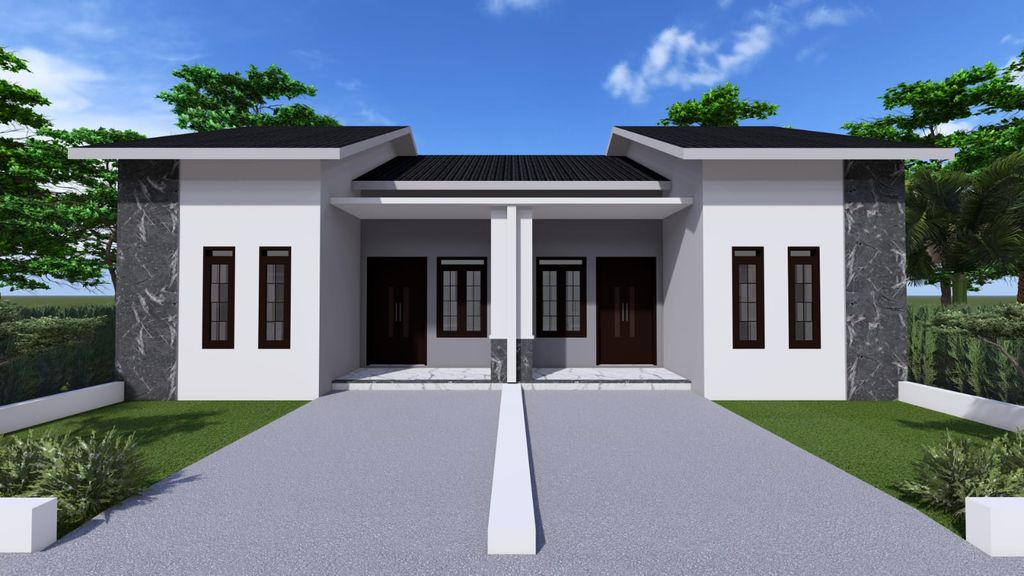 foto contoh rumah perumahan ASRI ABADI RESIDENCE