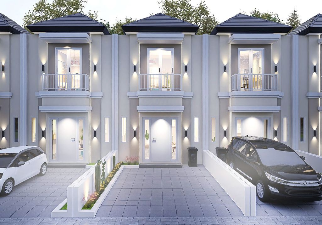 foto tampak rumah tipe New Ambrosia C-18A perumahan Banjar Mukti Residence 3