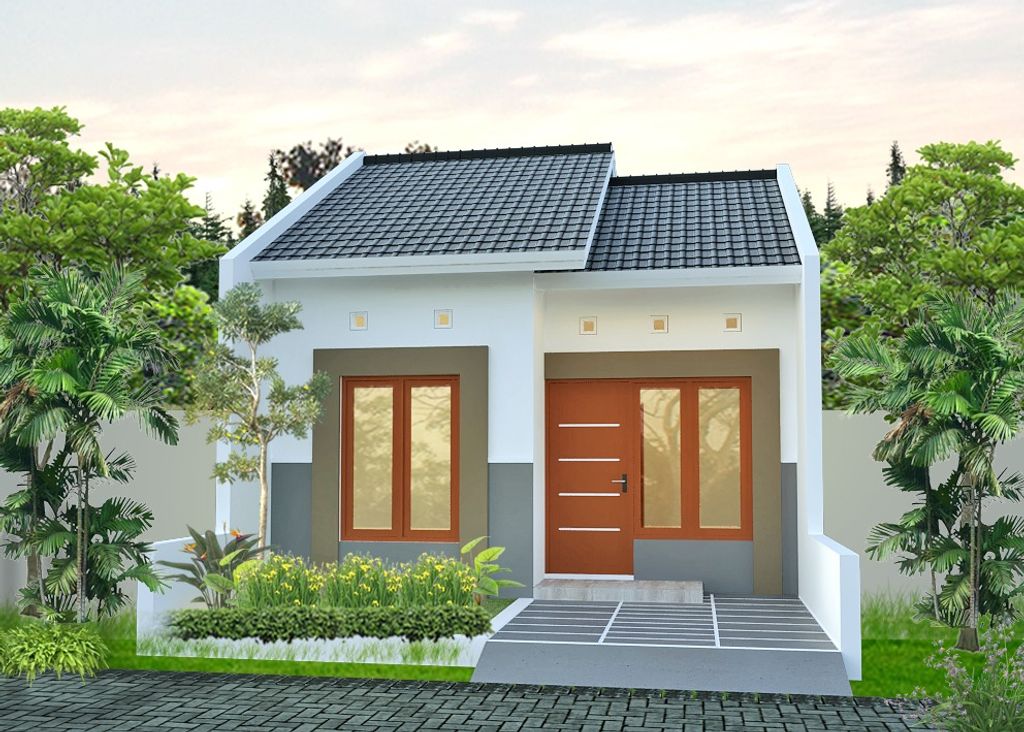 foto tampak rumah tipe 30 perumahan JASMINE RESIDENCE