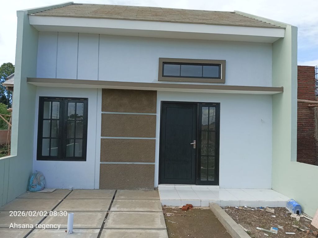 foto tampak rumah tipe 36/72 perumahan AHSANA REGENCY
