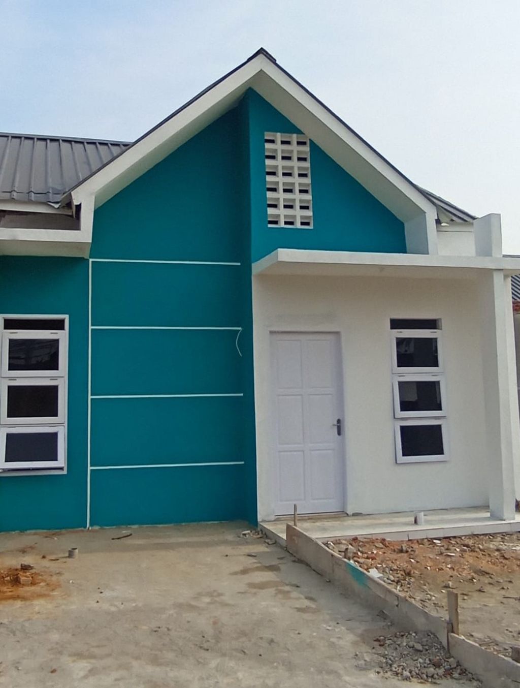 foto tampak rumah tipe 36 perumahan BINJAI ESTATE RESIDENCE