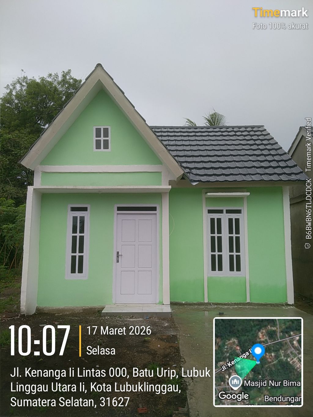 foto contoh rumah perumahan Merpati Residence