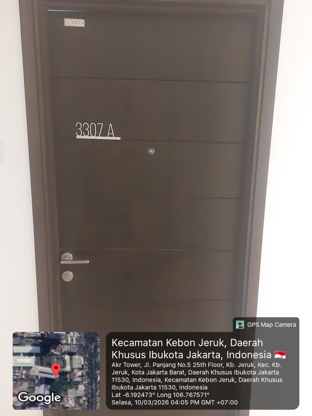 foto tampak rumah tipe 3307A perumahan AKR Gallery West Office Tower & Residences