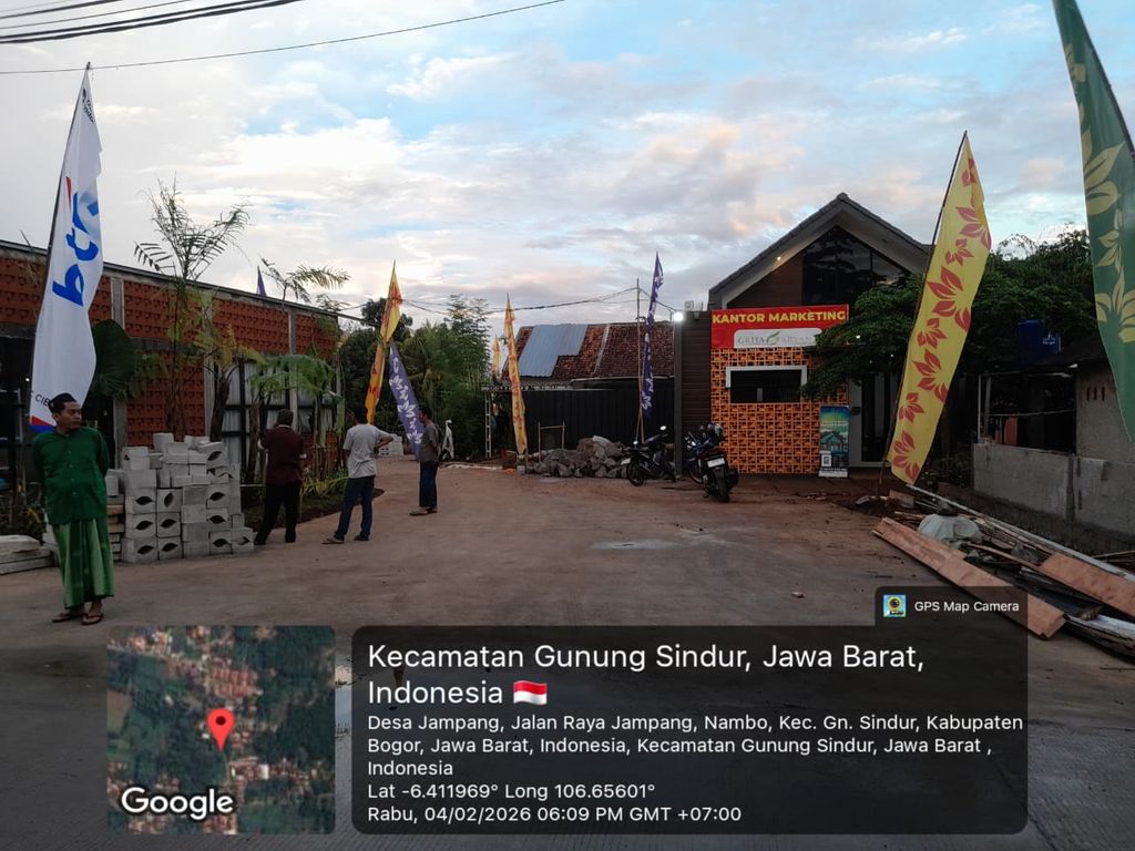 foto gerbang perumahan GRHA ARYANA