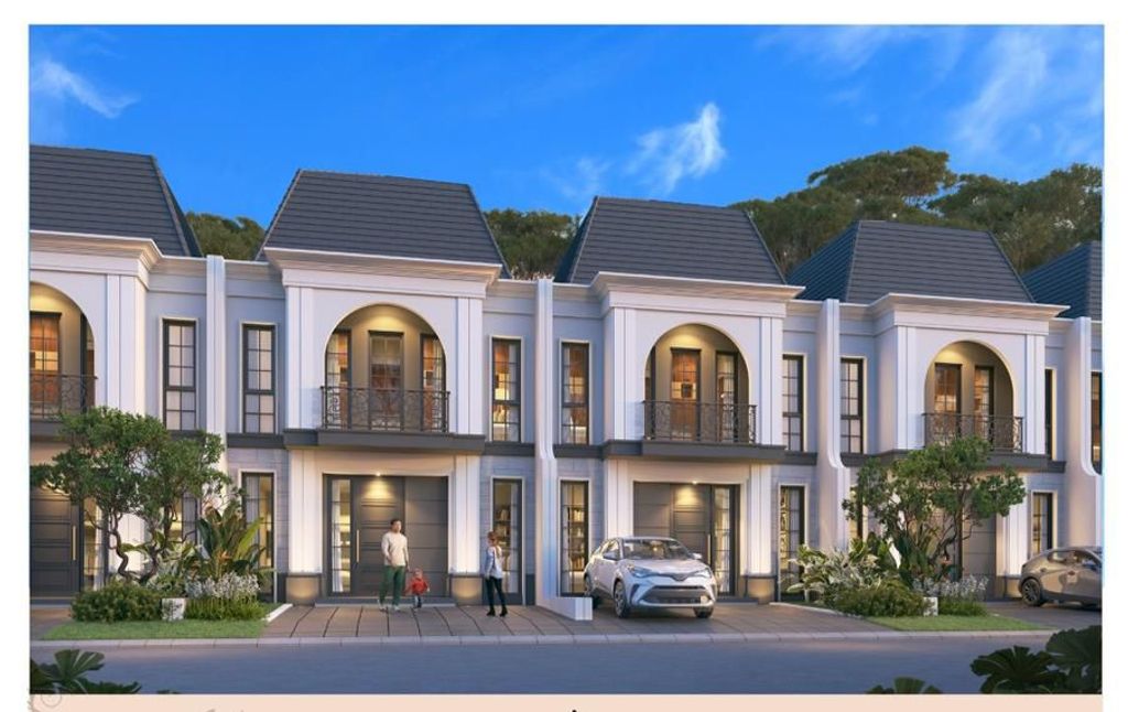 foto tampak rumah tipe YORK MD5/25 perumahan CITRALAND KAIRAGI MANADO