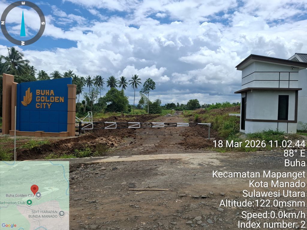 foto gerbang perumahan BUHA GOLDEN CITY